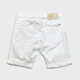 G-Star Raw Jeans Mens Size 31 White 3301 Slim Denim Shorts Taper Fit Jorts