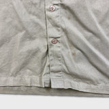 Vintage Tommy Hilfiger Shirt Mens Large Beige Tommy Jeans 90s Button Up Preppy