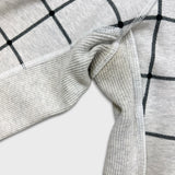 Lululemon Scuba Hoodie Womens Size 8 Gray Striped Full Zip Hooded Sweatshirt