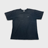 Vintage Nike Sportswear T Shirt Mens XL Black Swoosh Faded Y2K Short Sleeve Tee