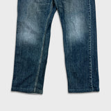 Levi's 559 Jeans Mens 34x32 Blue Relaxed Straight Fit Dark Wash Denim Pants