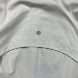 Lululemon Define Hooded Jacket Womens Size 8 White Sports Full Zip