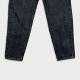 Vintage Levi's 550 Jeans Mens 34x30 Black USA Relaxed Fit Tapered Leg 90s Denim Pants