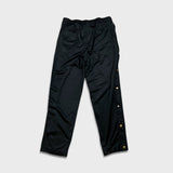 Vintage 90s Champion Track Pants Mens Medium Black USA Tear Away Athletic Jogger