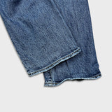 Levi's Ribcage Straight Ankle Jeans Womens 28x27 Blue High Rise Medium Wash Denim Pants