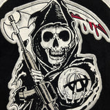 Sons of Anarchy T Shirt Mens Large Black SOA Biker Reaper TV Series Graphic Tee