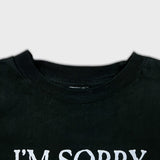 Vintage Y2K I'm So You Looked Good From Far Away T Shirt Mens Large Black Funny