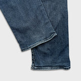 Levi's 511 Jeans Mens 34x32 Blue Slim Fit Mid Rise Dark Wash Faded Denim Pants