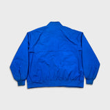Vintage 80s Izod Lacoste Harrington Jacket Mens XL Blue Plaid Lined Light Bomber