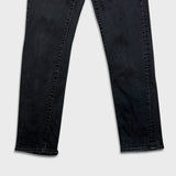 Levi's 511 Jeans Mens 28x30 Black Slim Fit Mid Rise Dark Wash Stretch Denim Pants