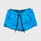 Diesel Shorts Mens Medium Blue Beachwear Pocketed Lined Athletic Swimming Trunks