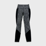 Lululemon Fit Physique Tight Luon Suited Jacquard Womens Size 4 Black Yoga