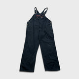 Dickies Overalls Mens Size 2XL Blue Bib Dark Wash Hammer Loop Workwear Denim