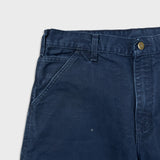 Carhartt Pants Mens 34x30 Blue Original Dungaree Fit Workwear Carpenter Baggy