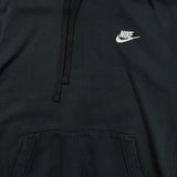 Nike Sportswear Hoodie Mens Small Black Swoosh Pullover Hooded Sweatshirt