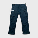 G-Star Raw Bronson Slim Chino Pants Mens 36x29 Blue Casual Cargo Utility Trousers