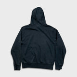 Nike Sportswear Hoodie Mens Small Black Swoosh Pullover Hooded Sweatshirt