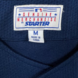 Vintage Starter New York Yankees Jersey Mens Medium Blue MLB Baseball