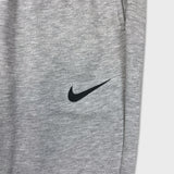 Nike Sportswear Sweatpants Mens Small Gray Dri Fit Swoosh Taper Leg Fleece Jogger