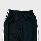 Adidas Track Pants Mens Small Black Essentials 3 Stripes Trefoil Athletic Jogger