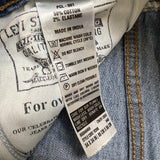 Levi's 517 Premium Bootcut Jeans Mens 34x30 Blue Light Wash Faded American Denim Pants