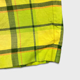 Loudmouth Golf Shorts Mens Size 34 Yellow Checkered Plaid Preppy Pants