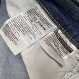 Levi's Boyfriend Jeans Womens 38x27 Blue Relaxed Fit Mid Rise Distressed Denim Pants