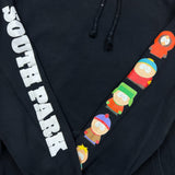 HUF x South Park Hoodie Mens Large Black Graphic Skateboard Hooded Sweatshirt