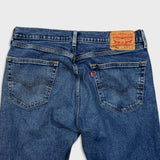 Levi's 505 Jeans Mens 34x30 Blue Original Straight Leg Medium Wash Denim Pants