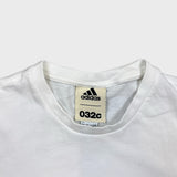 Adidas x 032c T Shirt Mens XS White Abstract Trefoil Patch Short Sleeve Tee