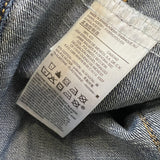 Levi's Type 3 Jean Jacket Mens Large Blue Dark Wash Denim Western Trucker