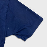 Vintage 90s Blank Pocket T Shirt Mens Large Blue Single Stitched Heavy Faded Tee