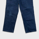 Carhartt Pants Mens 34x30 Blue Original Dungaree Fit Workwear Carpenter Baggy