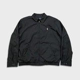Polo Ralph Lauren Bi Swing Harrington Jacket Mens Medium Black Full Zip Windbreaker