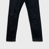 Levi's 512 Jeans Men 34x30 Black Slim Taper Leg Dark Wash Mid Rise Stretch Denim Pants