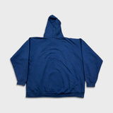 Vintage Majestic New York Yankees Hoodie Mens XL Blue MLB Baseball 90s Pullover