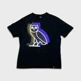 October's Very Own T Shirt Mens Medium Black OVO Owl Short Sleeve Graphic Tee