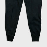 True Religion Sweatpants Mens Small Black Fleece Taper Leg Joggers