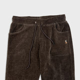 Polo Ralph Lauren Sweatpants Mens Large Brown Pony Straight Leg Corduroy Jogger