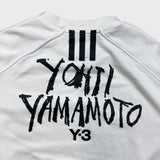 Adidas Y-3 Yohji Yamamoto Signature Sweatshirt Mens Large White Graphic Crewneck