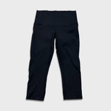 Lululemon Wunder Under Crop Womens Size 10 Black Yoga Athletic Leggings