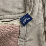 Vintage 90s Polo Ralph Lauren Harrington Jacket Mens Small Beige Full Zip Bomber