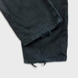 Polo Ralph Lauren Hudson Slim Jeans Mens 31x30 Black Dark Wash Denim Pants