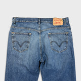 Levi's Jeans Mens 36x30 Blue Relaxed Fit Straight Leg Medium Wash Baggy Denim Pants