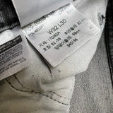 Levi's 505 Jeans Mens 32x26 Black Regular Fit Straight Leg Dark Wash Denim Pants