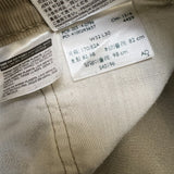 Levi's 514 Pants Mens 32x30 Beige Straight Fit Stretch Corduroy Casual