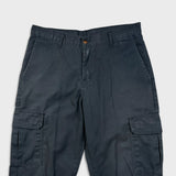 Dickies Pants Mens 32x30 Black Wide Baggy Cargo Workwear Casual Chino Trousers