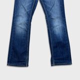 Levi's 527 Bootcut Jeans Mens 31x32 Blue Slim Fit Mid Rise Dark Wash Stretch Denim Pants