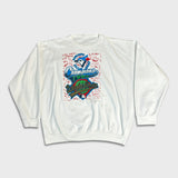 Vintage 1993 Toronto Blue Jays Sweatshirt Mens XL White World Series Champions MLB Baseball