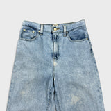 Levi's x Deepika Padukone Jeans Womens 28x29 Blue Relaxed Light Wash Denim Pants